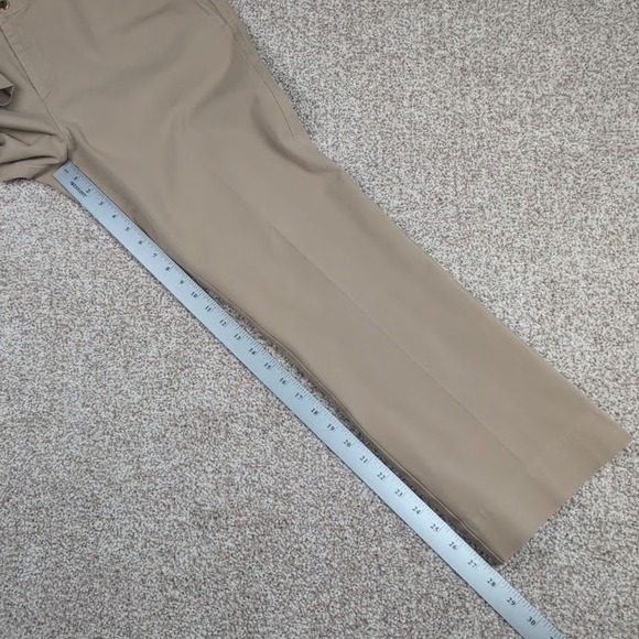 Lauren Ralph Lauren Khaki Pants Straight Leg‎ Cotton Blend Size 12 - Picture 8 of 8
